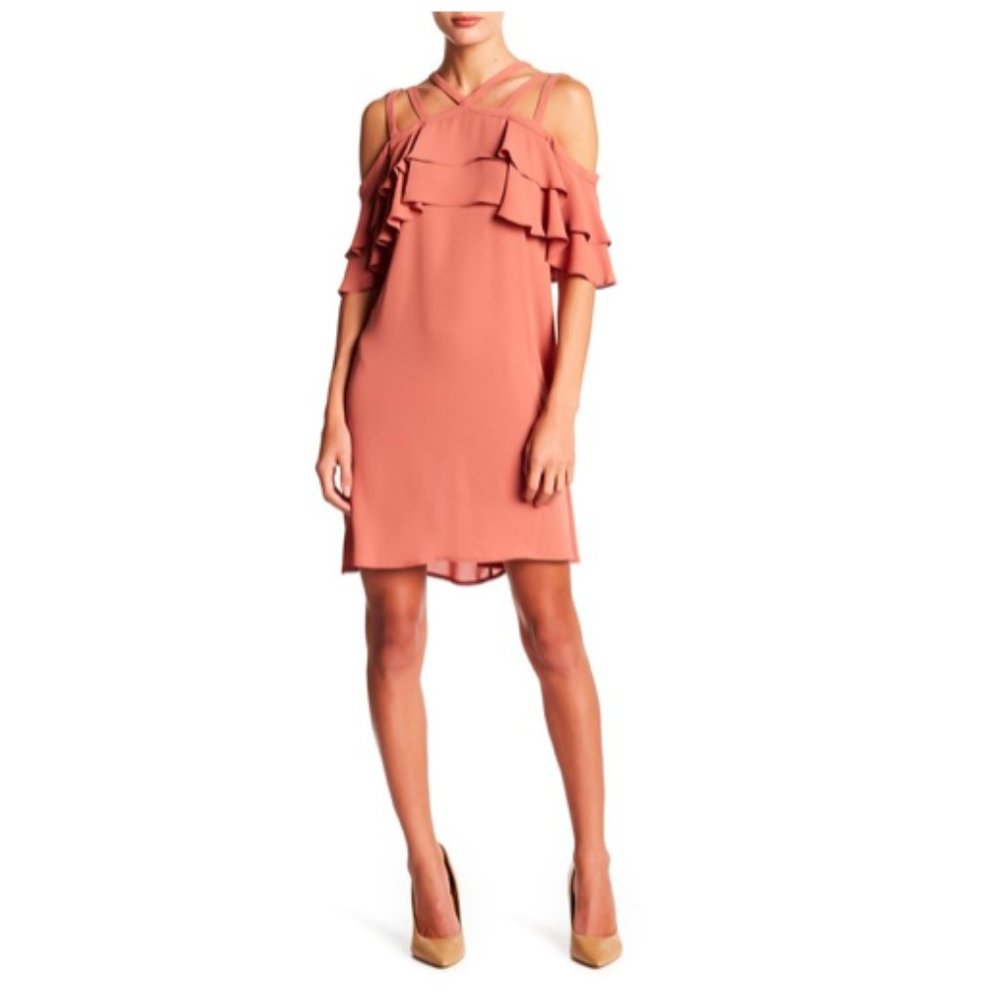 BCBGMAXAZRIA Chelsey Crisscross Dress